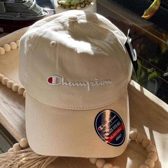 CHAMPION Running Cap In Cream Unisex - Picture 3 of 12